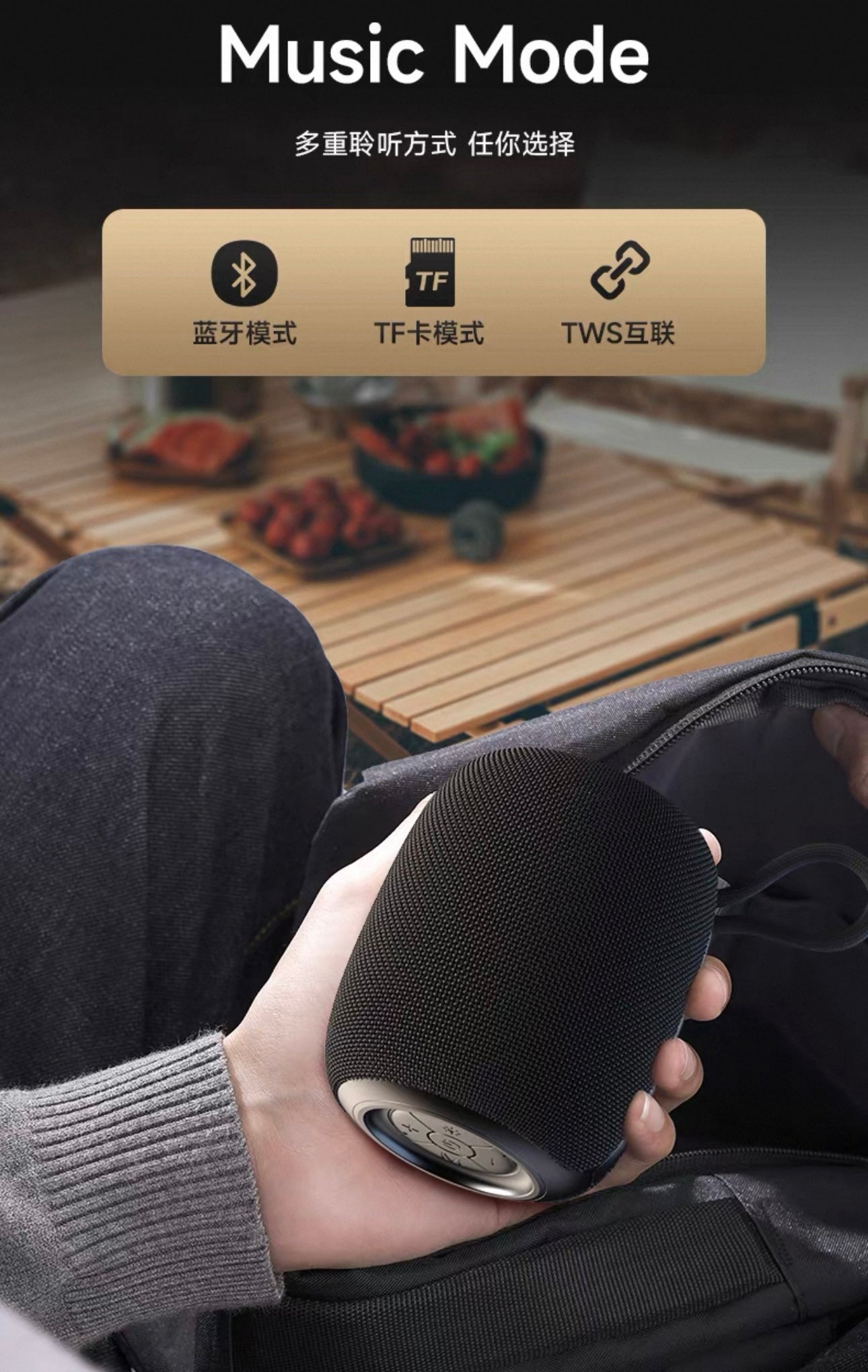 Compact Lenovo Audio Bluetooth Speaker