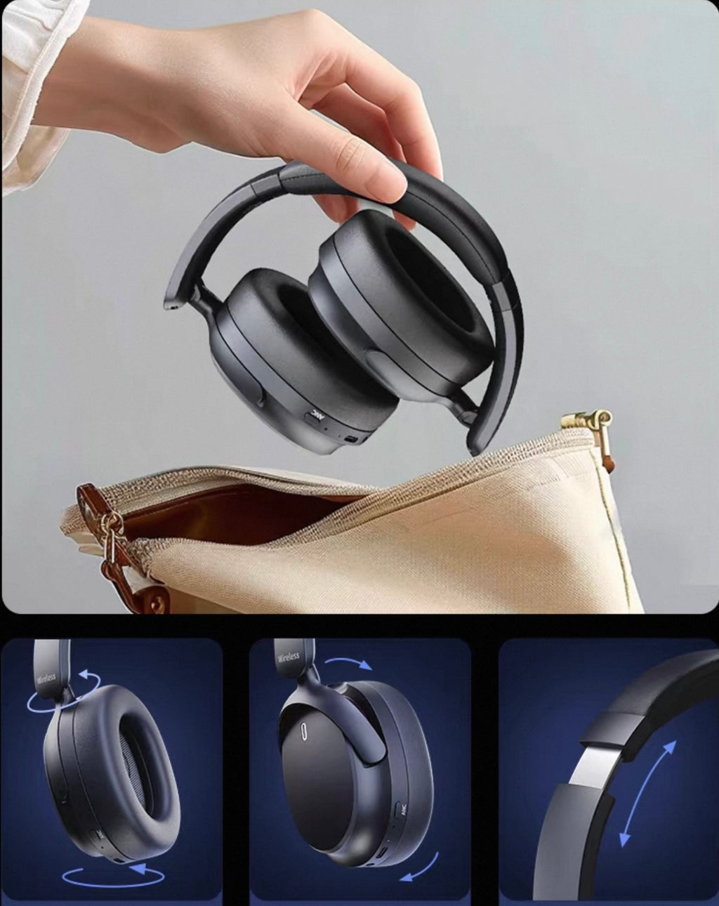 Wireless Bluetooth HeadPhones