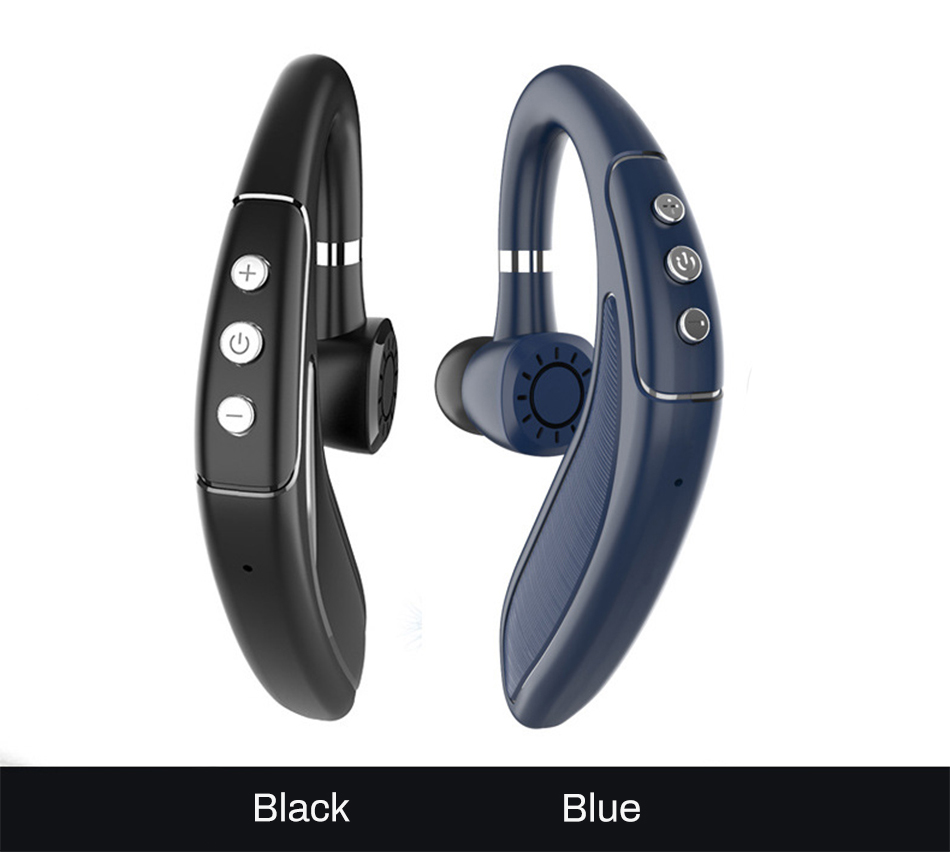 Long Standby Wireless Bluetooth 5.0 Headset with Noise Reduction Mic - Handsfree Business Earpiece