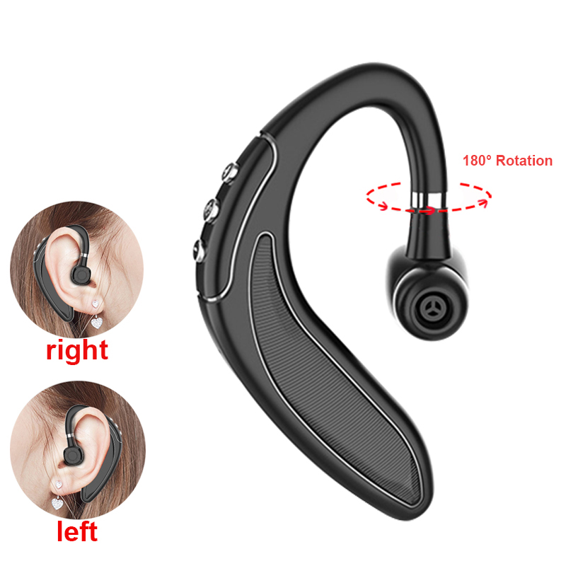 Long Standby Wireless Bluetooth 5.0 Headset with Noise Reduction Mic - Handsfree Business Earpiece